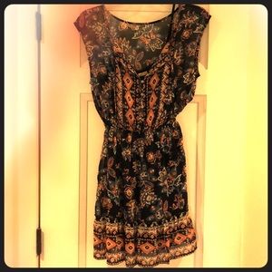Holister Summer Floral Print Dress